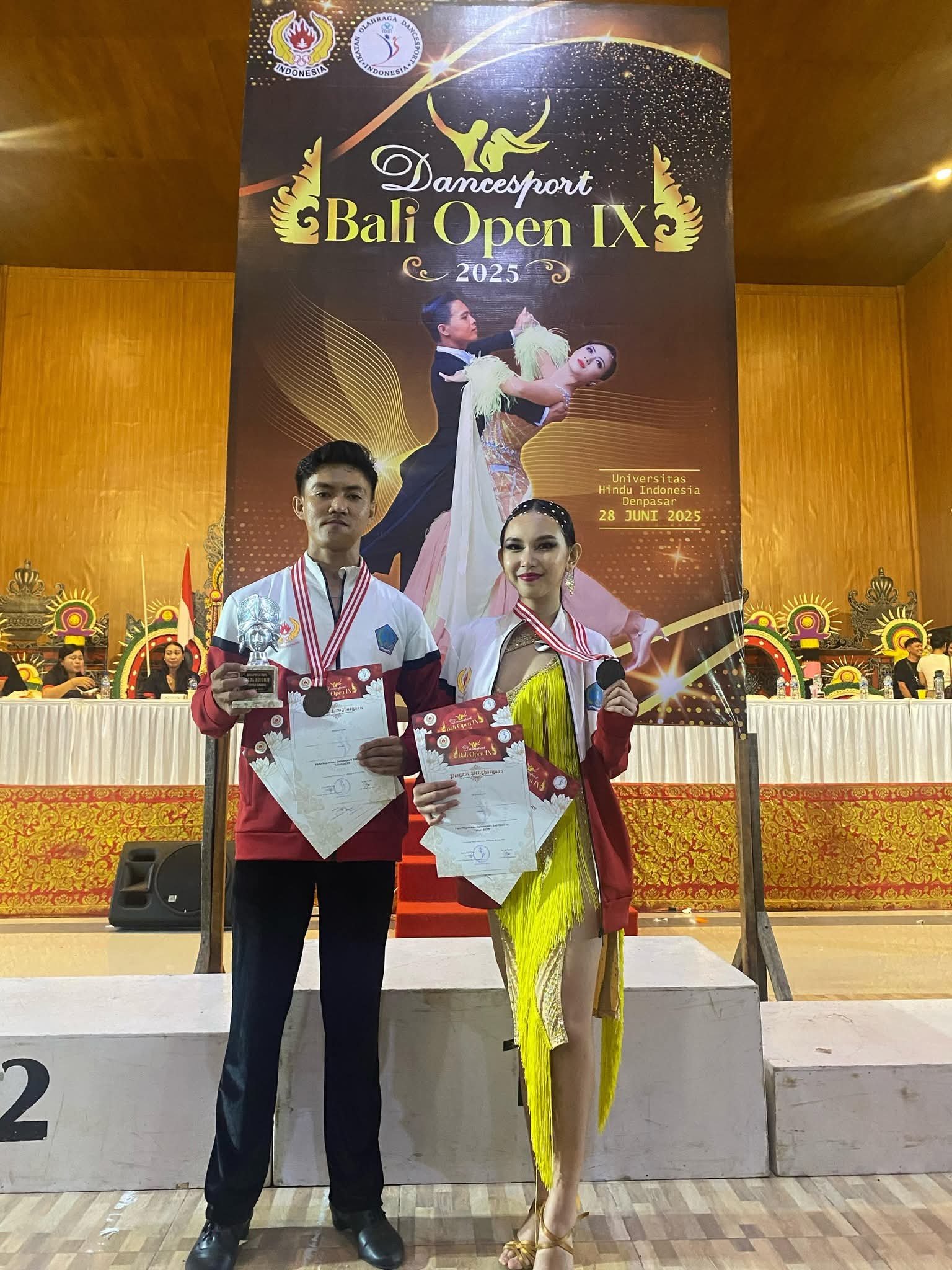 Atlit IODI Sulut Gerry Pangkey dan Elvina Piay.